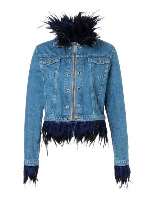 Mosaic Jacket mit Add-on Denim & Feather chic / Hahn