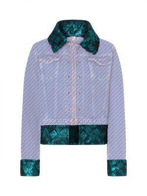 Add-on Denim Brokat