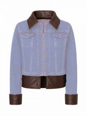 Add-on Denim Leather Signatur brown