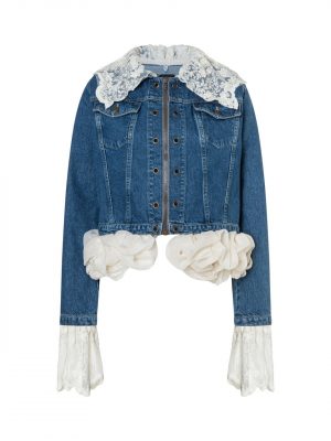 Mosaic Jacket mit Add-on Denim Lace Sculpt