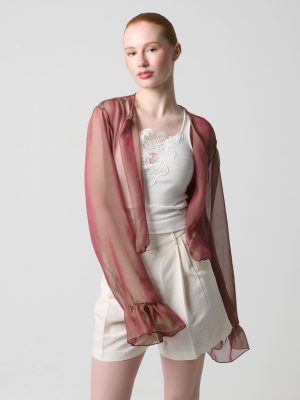 Unterjacke – Silk Breeze shortcut Burgunder