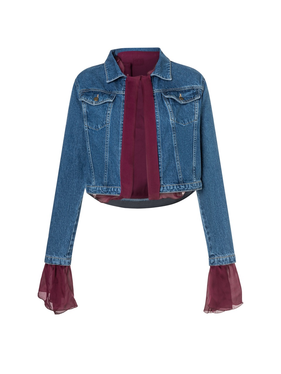 Unterjacke – Silk Breeze shortcut Berry – Bild 2