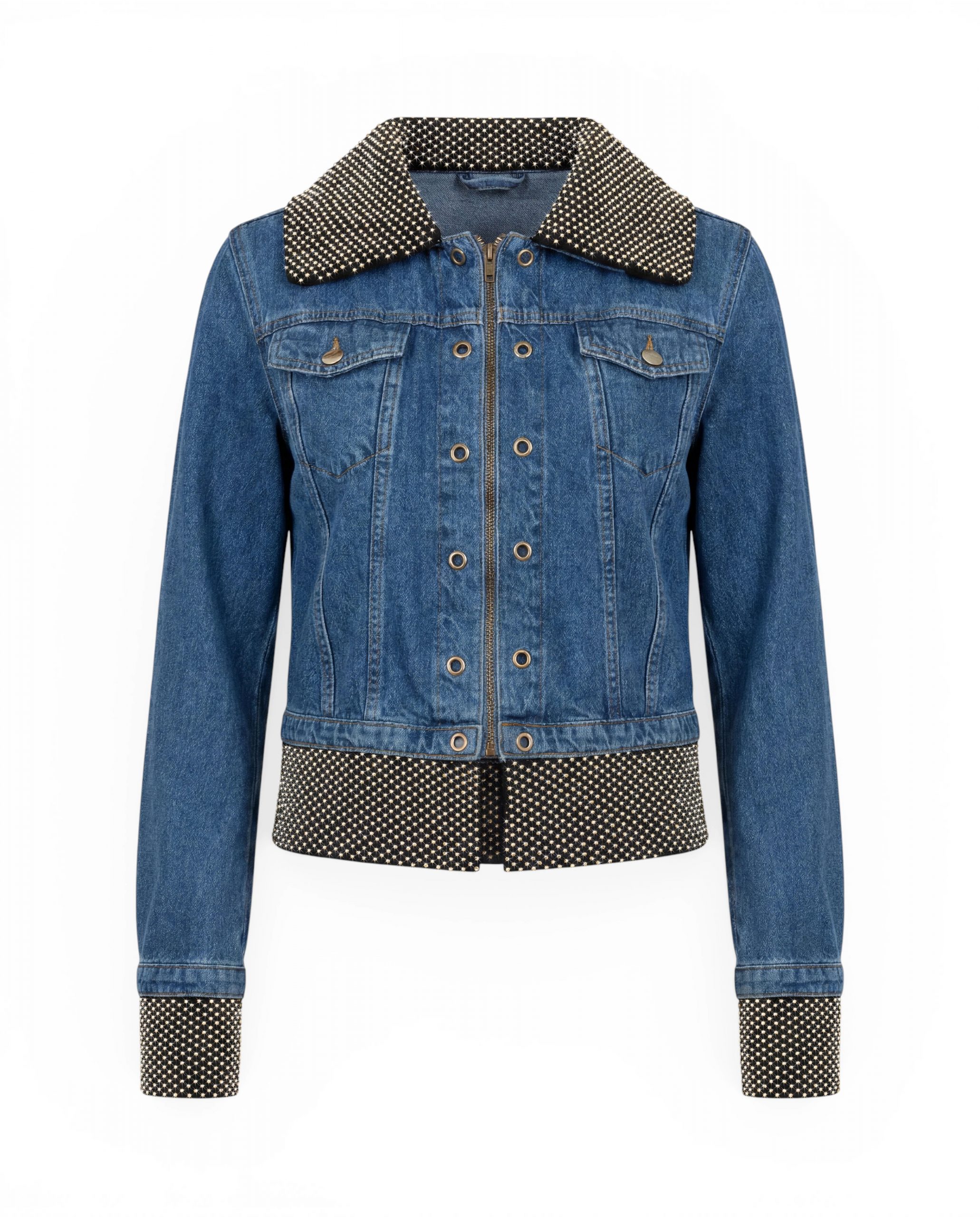 Mosaic Jacket mit Add-on Sparkle & Shine / Samt – Bild 2